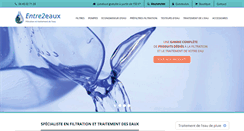 Desktop Screenshot of entre2-eaux.com